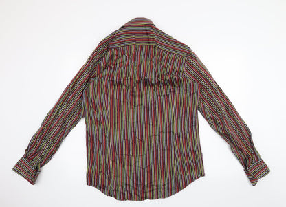 Mens UK Size M curtis mayfair Red  Button-Up Long Sleeve Casual Shirt
