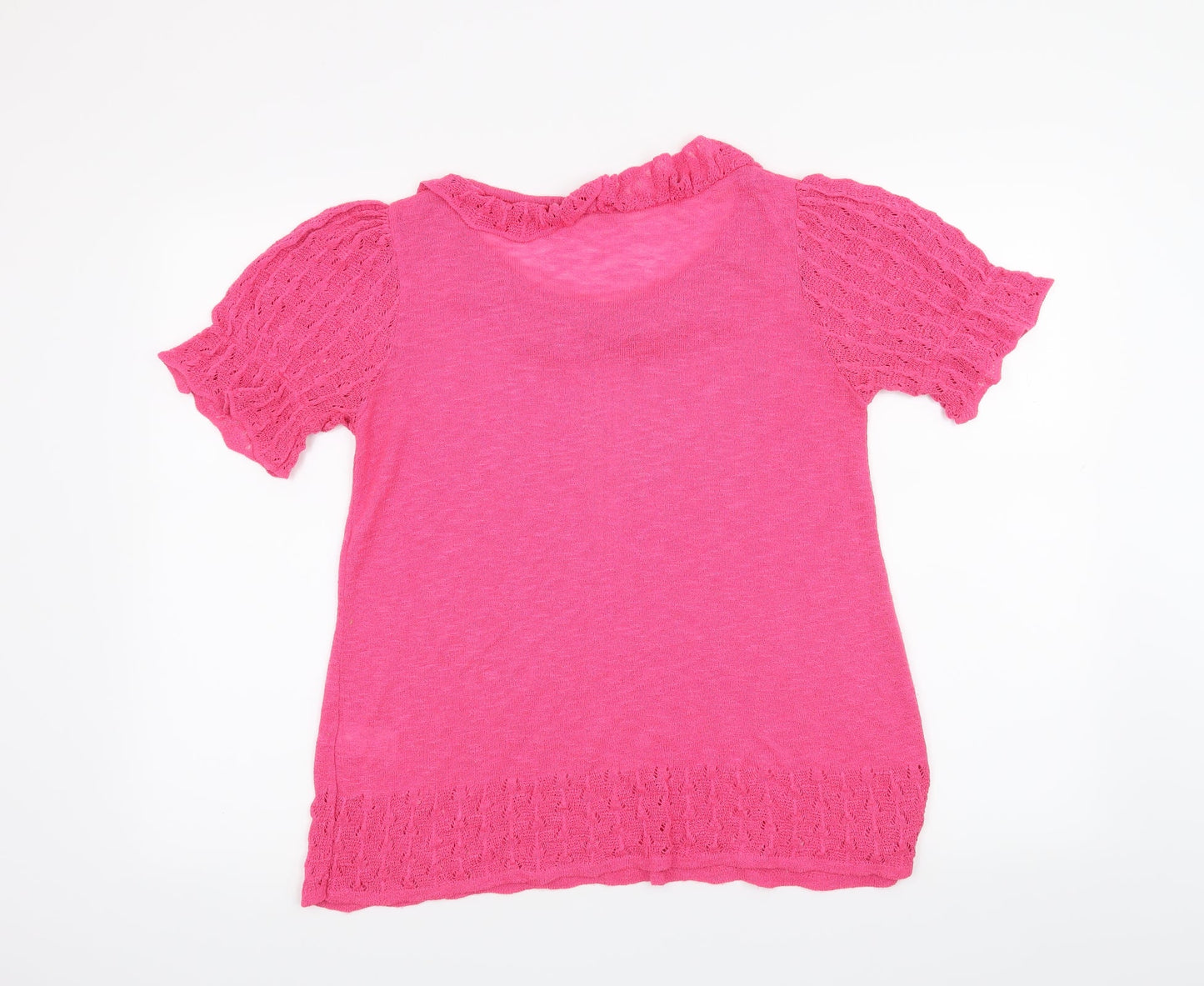 Womens UK Size 10 NEXT Pink Basic T-Shirt