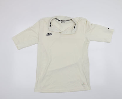 Slazenger Mens Silver    T-Shirt Size S