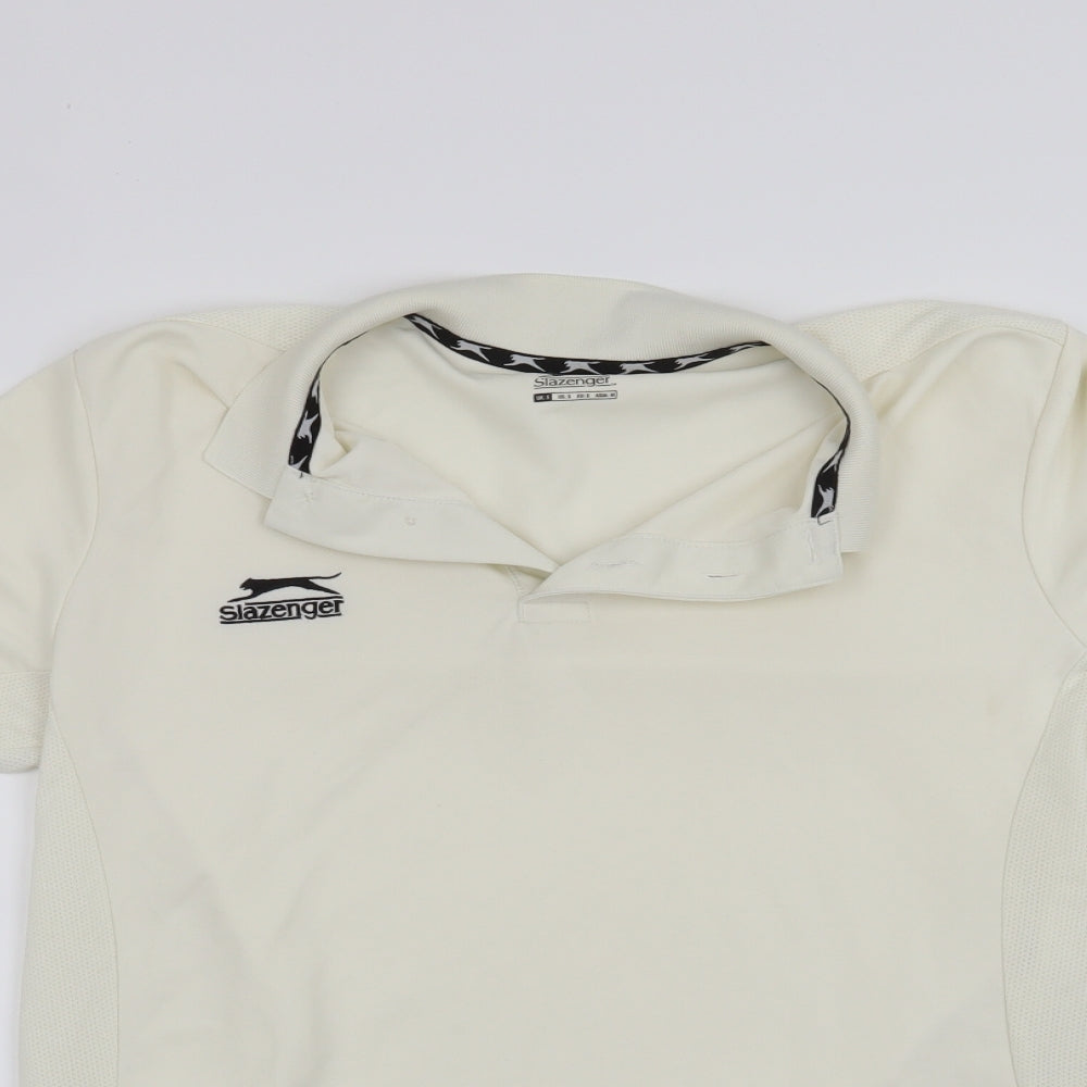 Slazenger Mens Silver    T-Shirt Size S