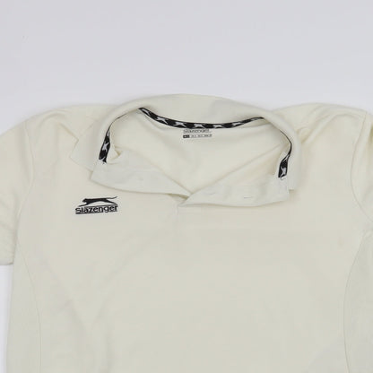 Slazenger Mens Silver    T-Shirt Size S