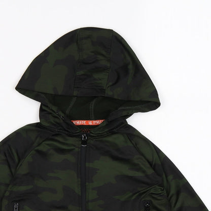 US Athletic Boys Green Camouflage  Jacket  Size 6 Years