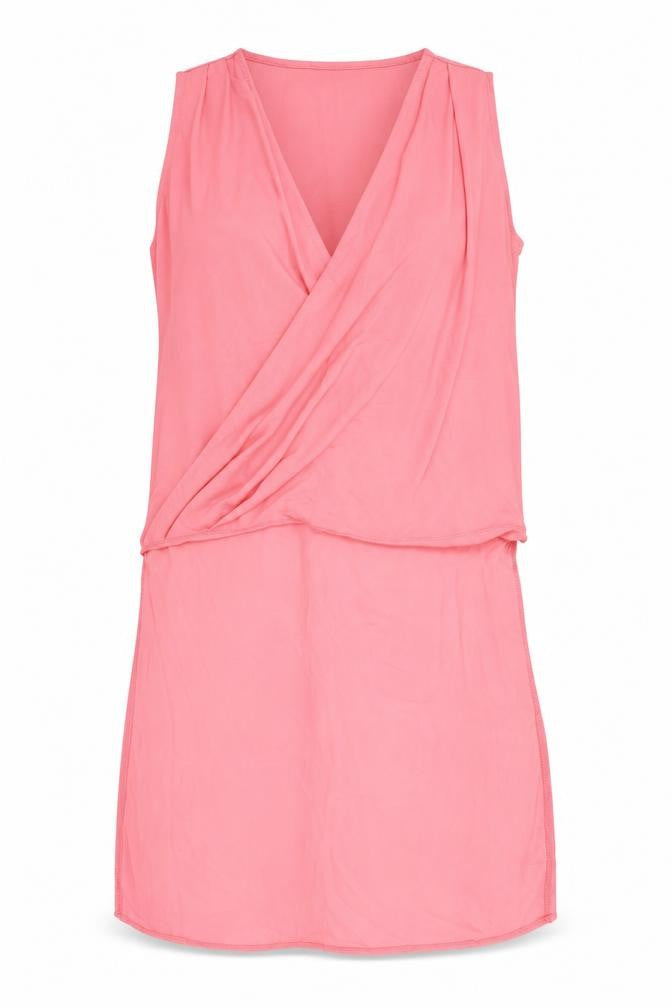 Womens UK Size 8 Missguided Pink Tunic T-Shirt