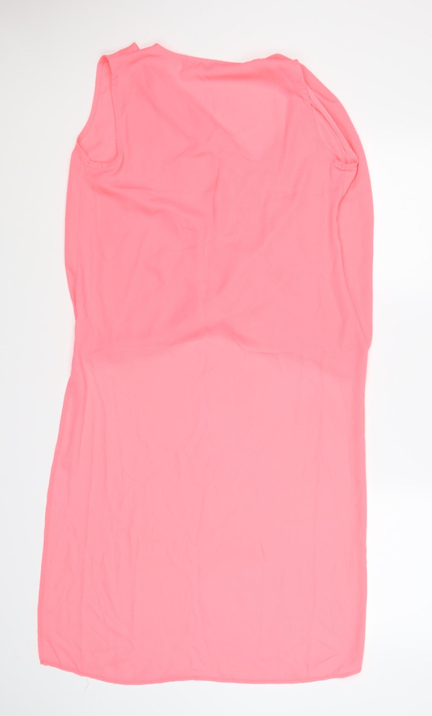 Womens UK Size 8 Missguided Pink Tunic T-Shirt