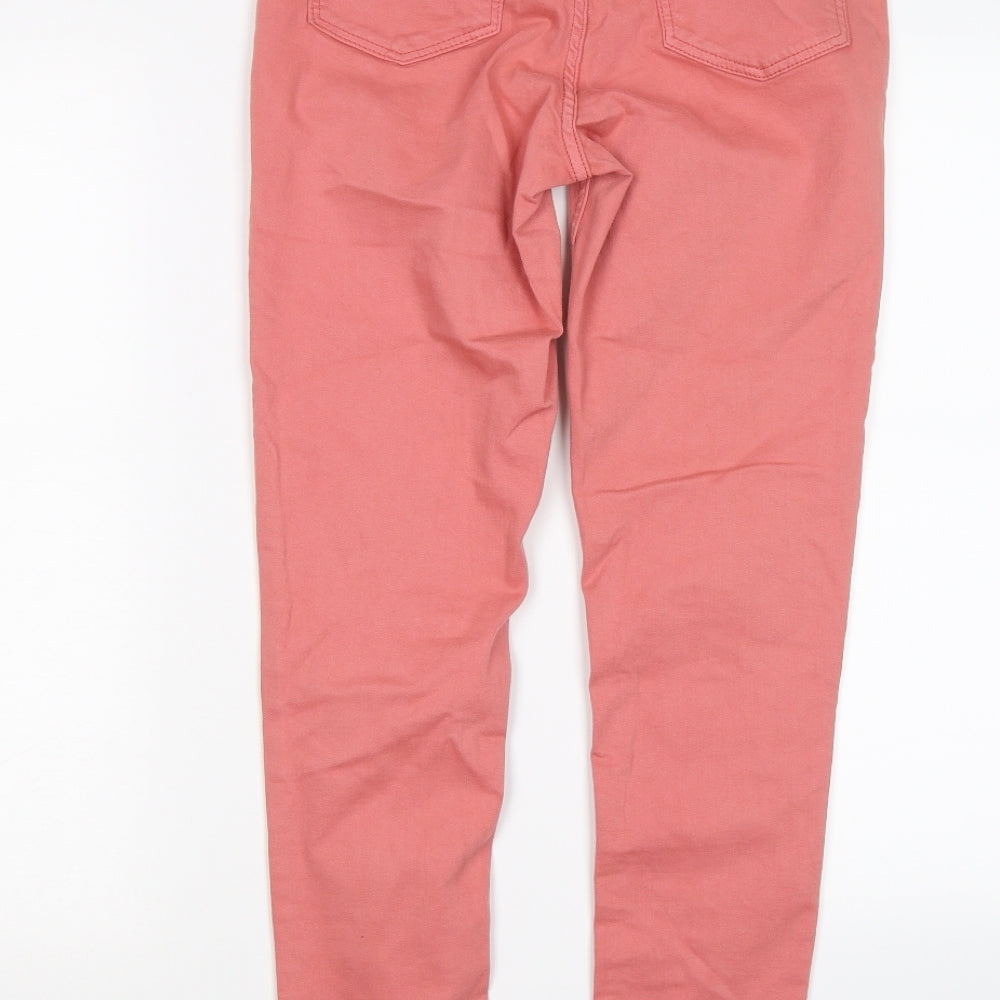 Oasis Womens Pink  Denim Skinny Jeans Size 8 L28 in - STILLETTO