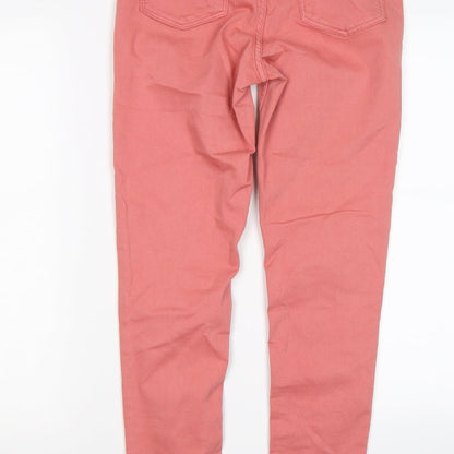 Oasis Womens Pink  Denim Skinny Jeans Size 8 L28 in - STILLETTO
