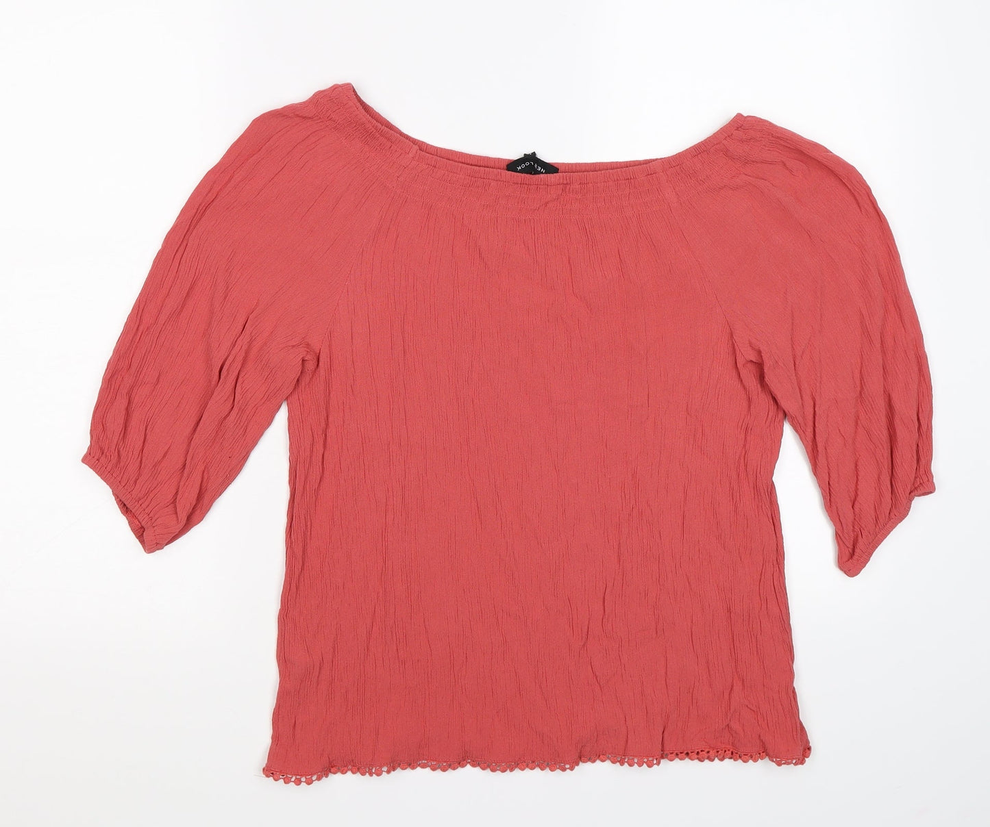 Womens UK Size 12 New Look Pink Tunic T-Shirt
