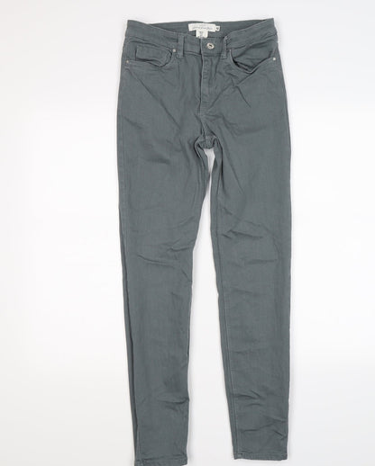 Womens UK Size 8 H&M Regular Fit Skinny Grey Jeans