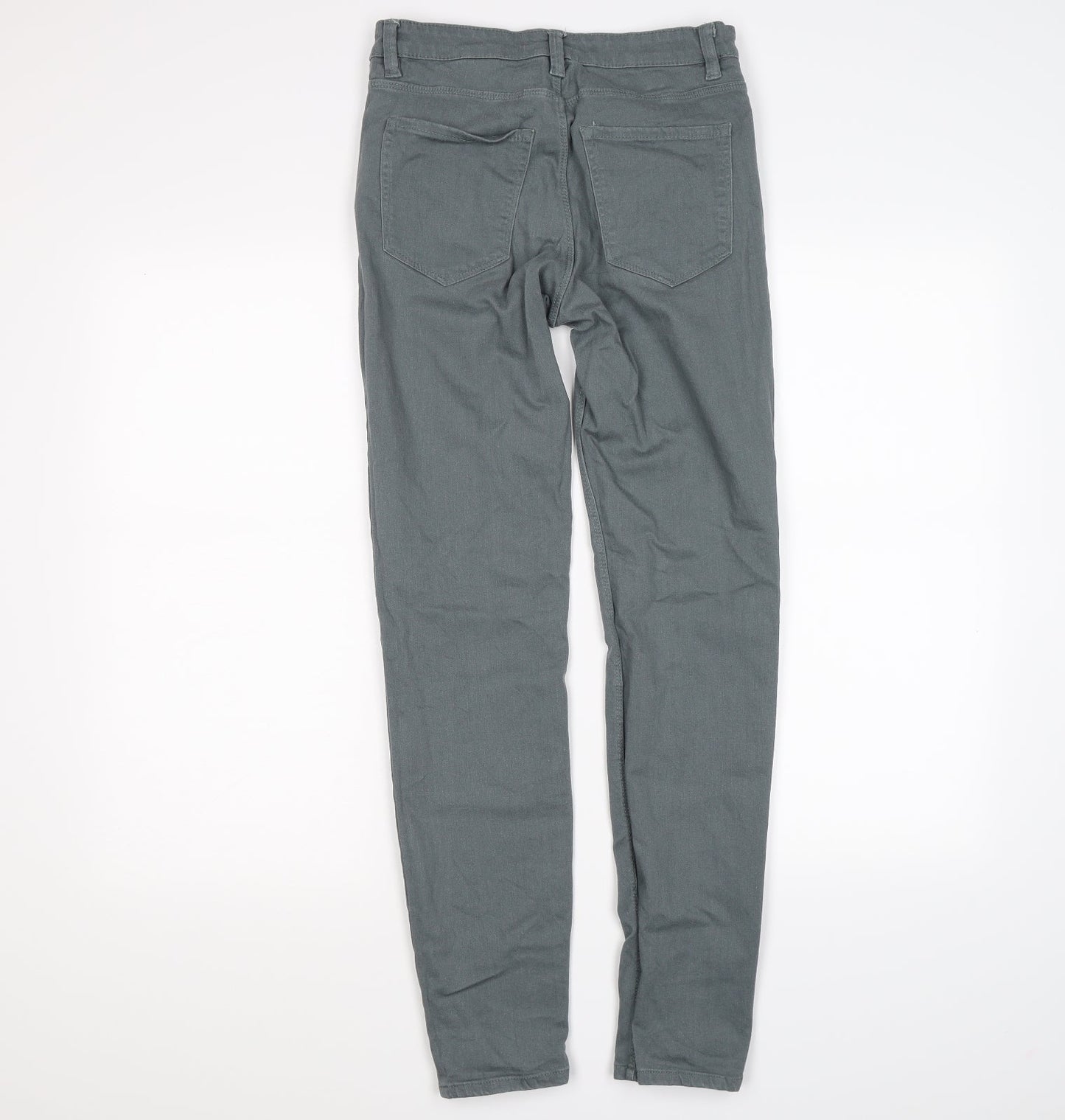 Womens UK Size 8 H&M Regular Fit Skinny Grey Jeans
