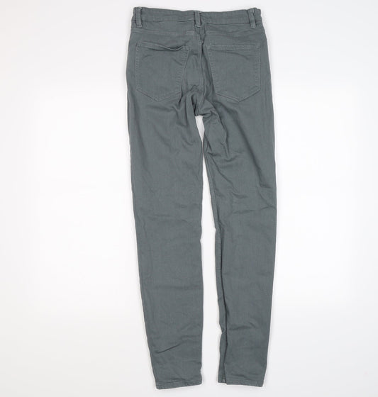 Womens UK Size 8 H&M Regular Fit Skinny Grey Jeans
