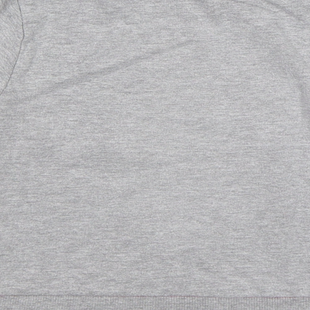 evie Girls Grey  Jersey Pullover Sweatshirt Size 5 Years  - Wake Up Awesome