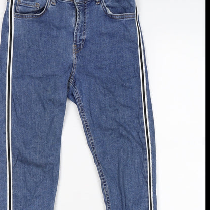 denim co Womens Blue  Denim Skinny Jeans Size 8 L26 in - taped seams