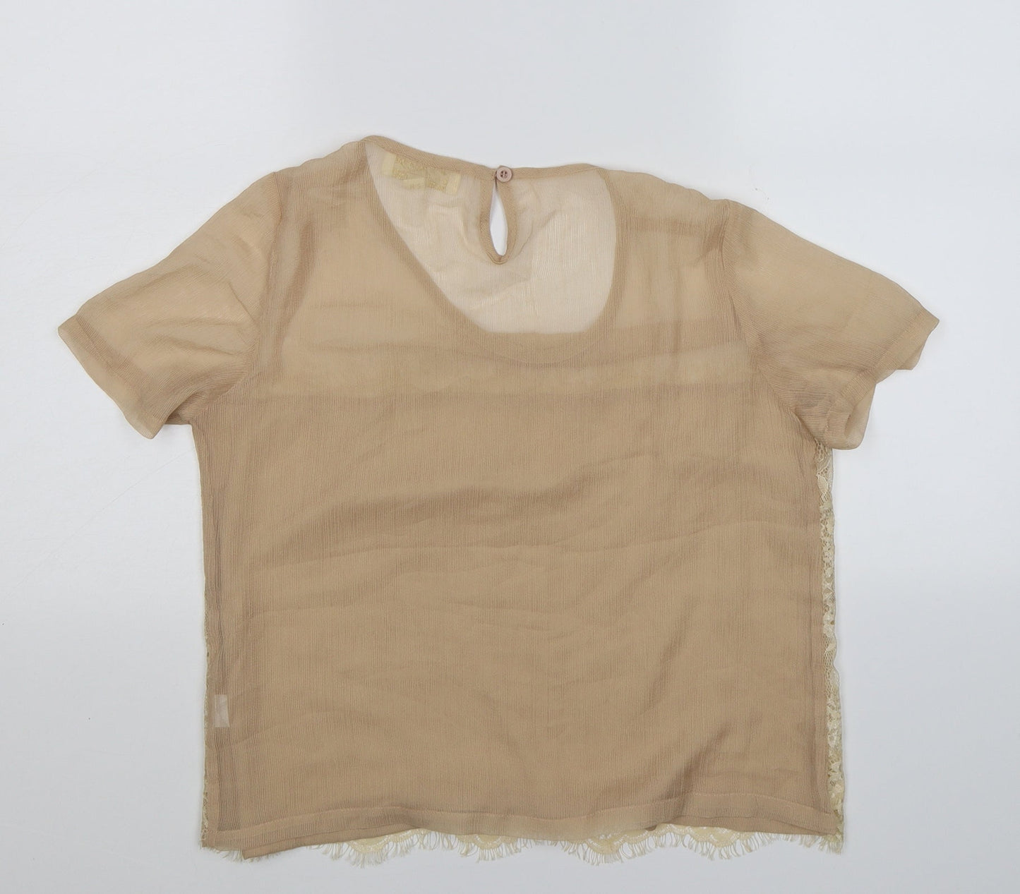 Womens UK Size S Goldie Gold Tunic T-Shirt