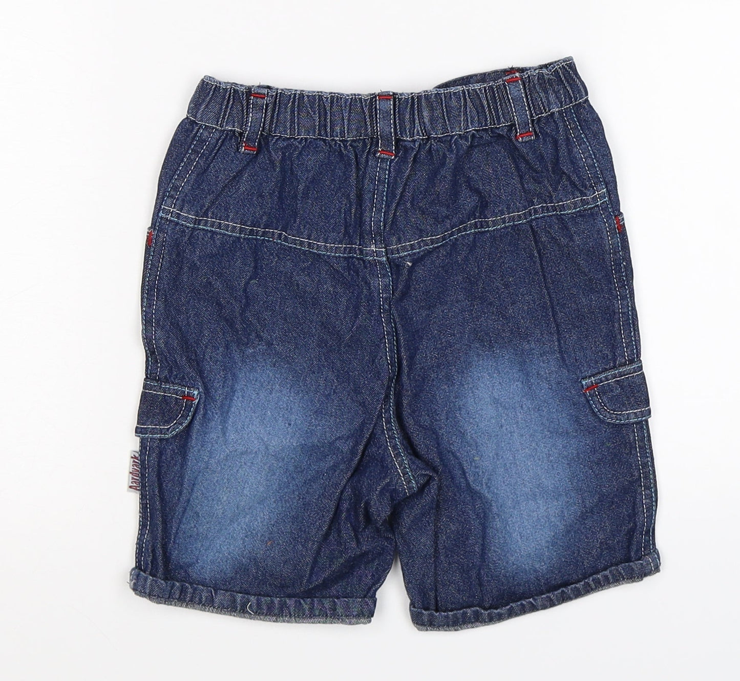 Aardvark Boys Blue  Denim Cargo Shorts Size 2 Years