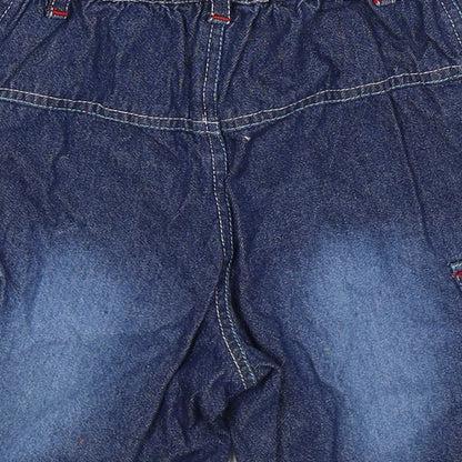 Aardvark Boys Blue  Denim Cargo Shorts Size 2 Years