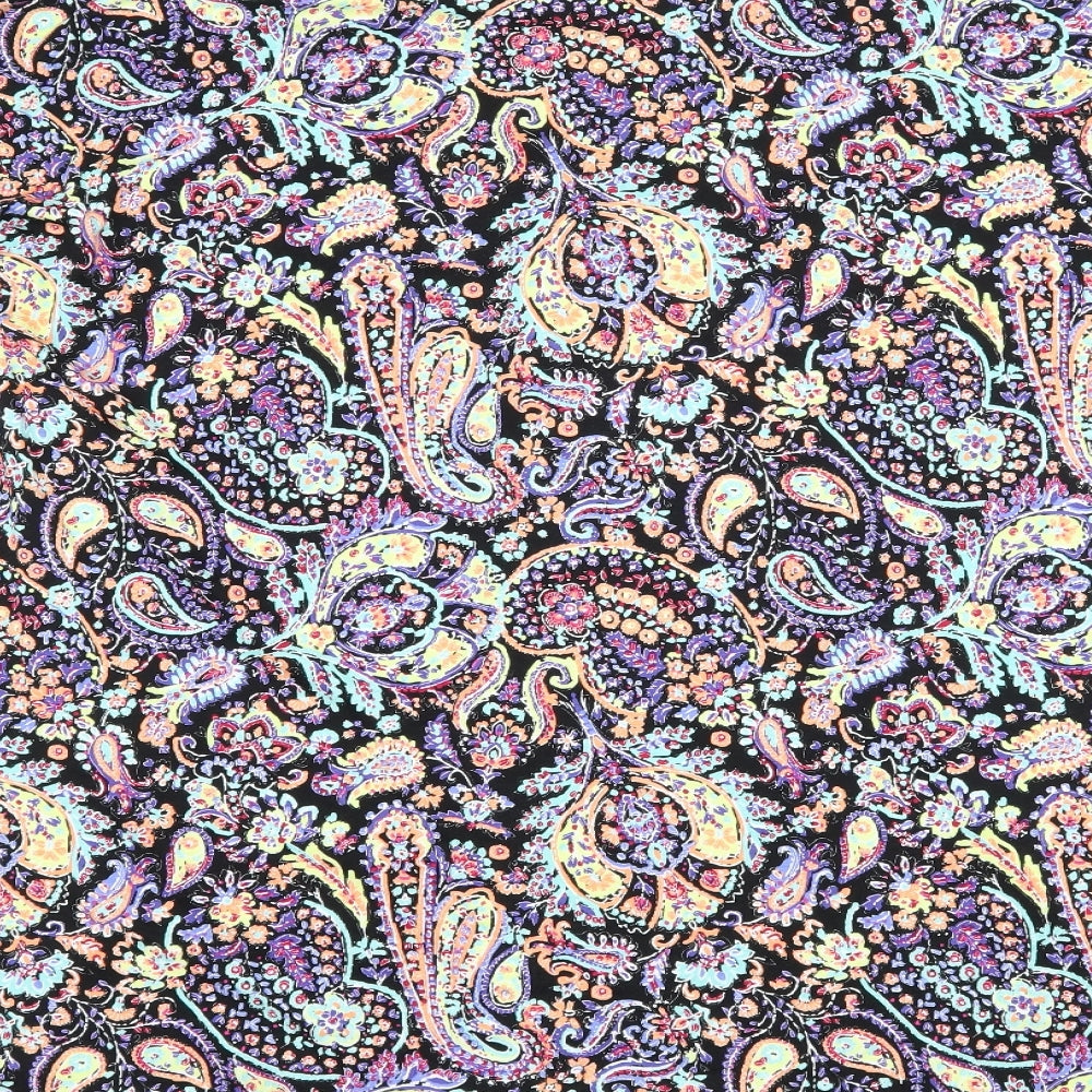 TU Womens Black Paisley  Shift  Size 16