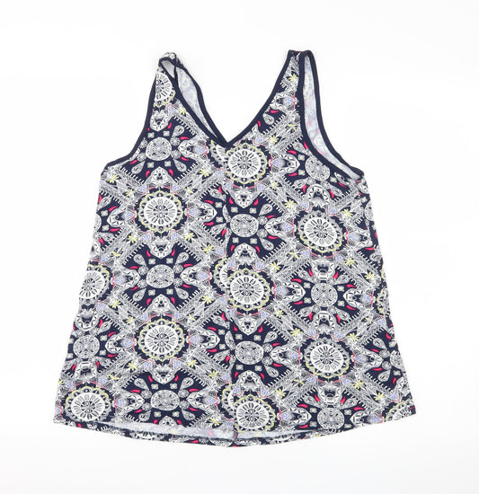 Womens UK Size 10 George Blue Basic Tank