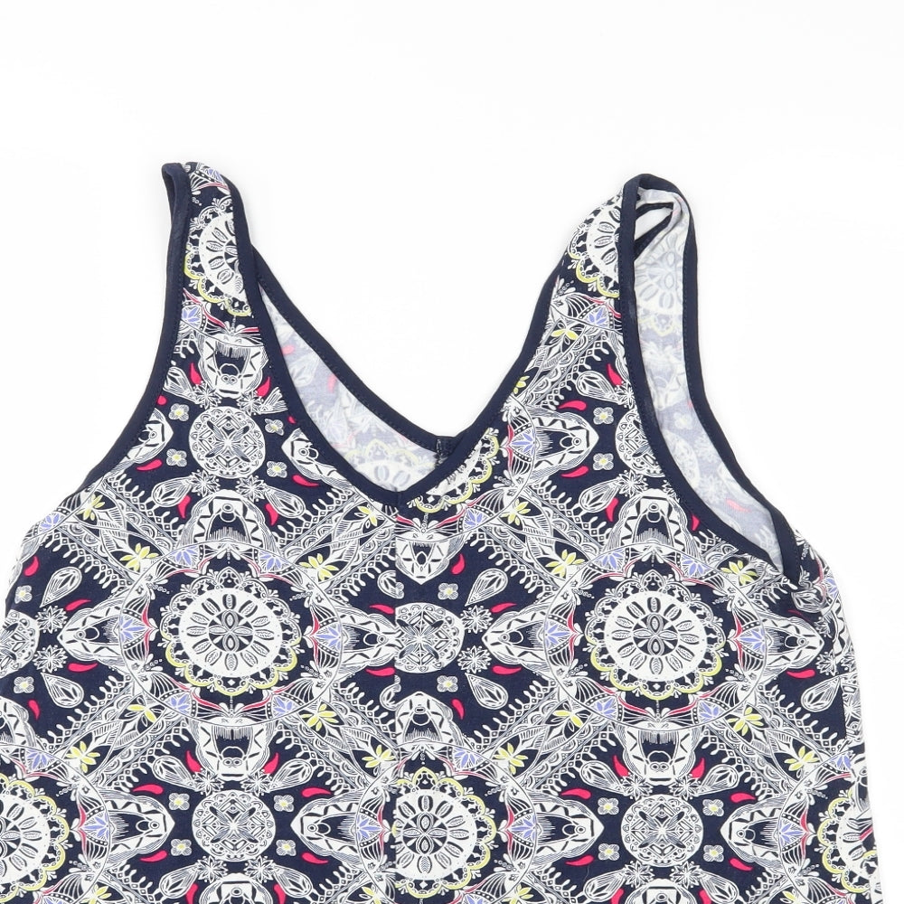 Womens UK Size 10 George Blue Basic Tank