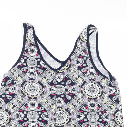 Womens UK Size 10 George Blue Basic Tank
