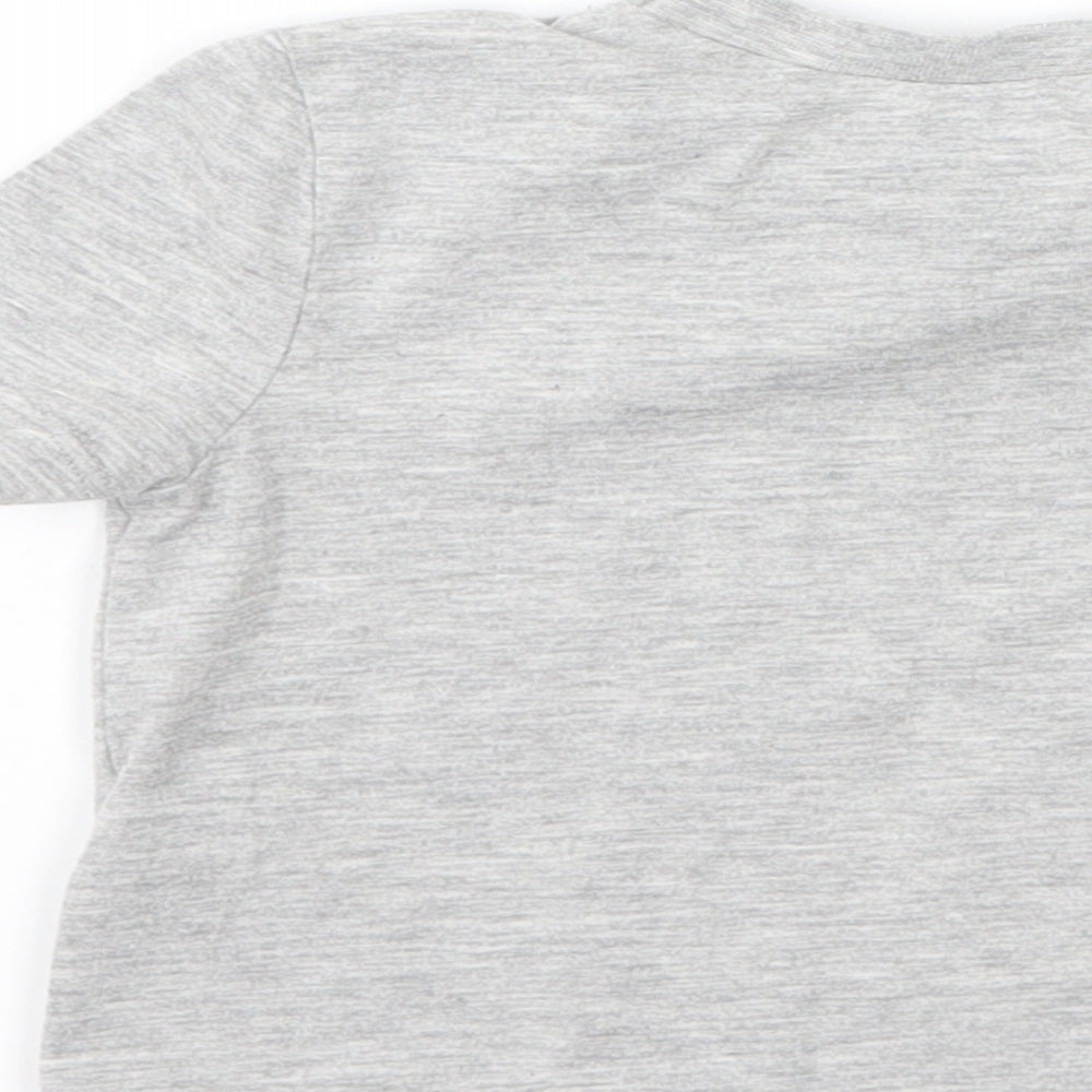 Very  Boys Grey   Basic T-Shirt Size 6-9 Months  - Little Brother