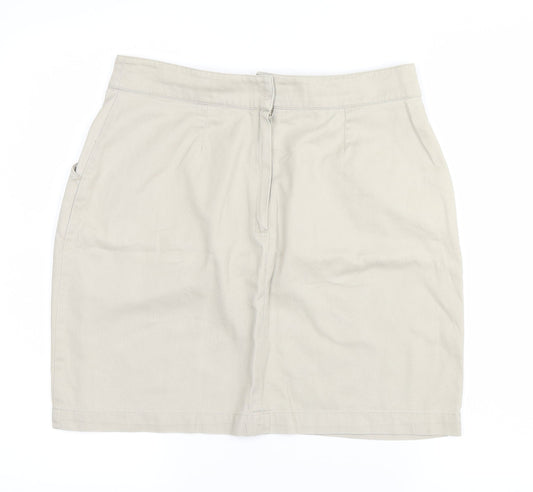 Joie de Vivre Womens Beige   Bandage Skirt Size 12