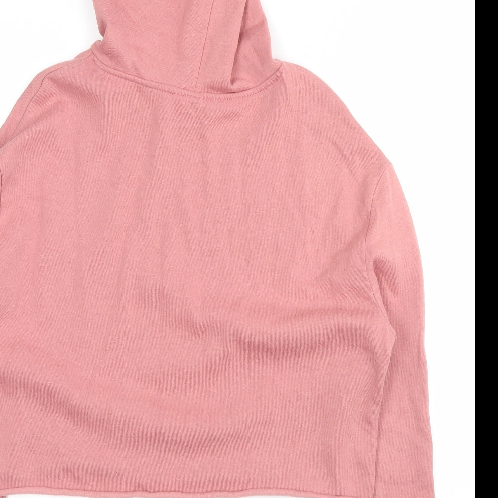 H&M Womens Pink   Pullover Hoodie Size M