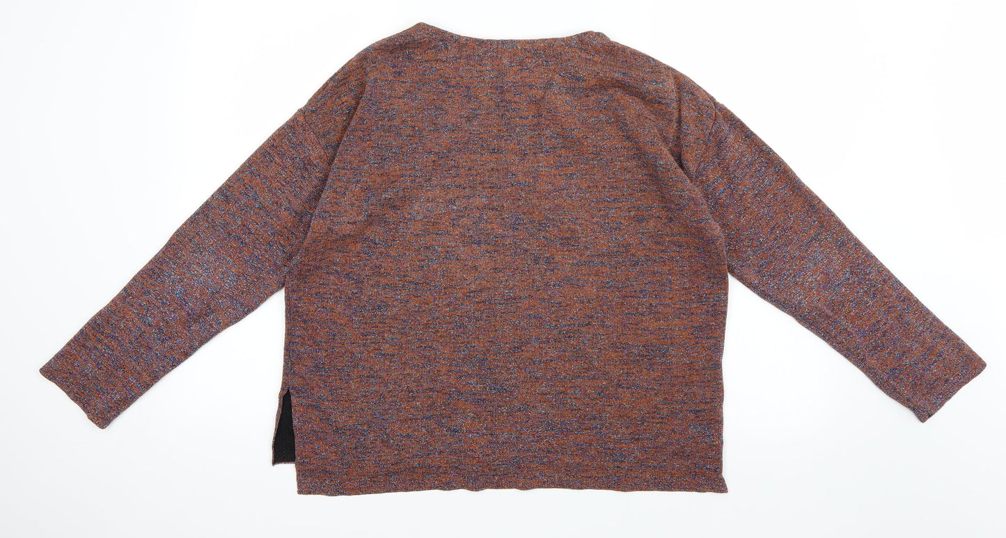 George Womens Orange   Pullover Jumper Size 12