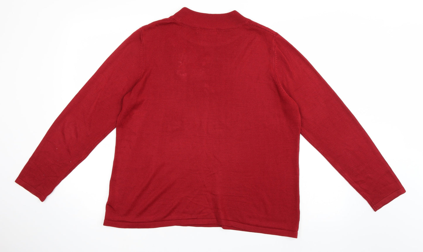 Bon Marché Womens Red   Pullover Jumper Size M