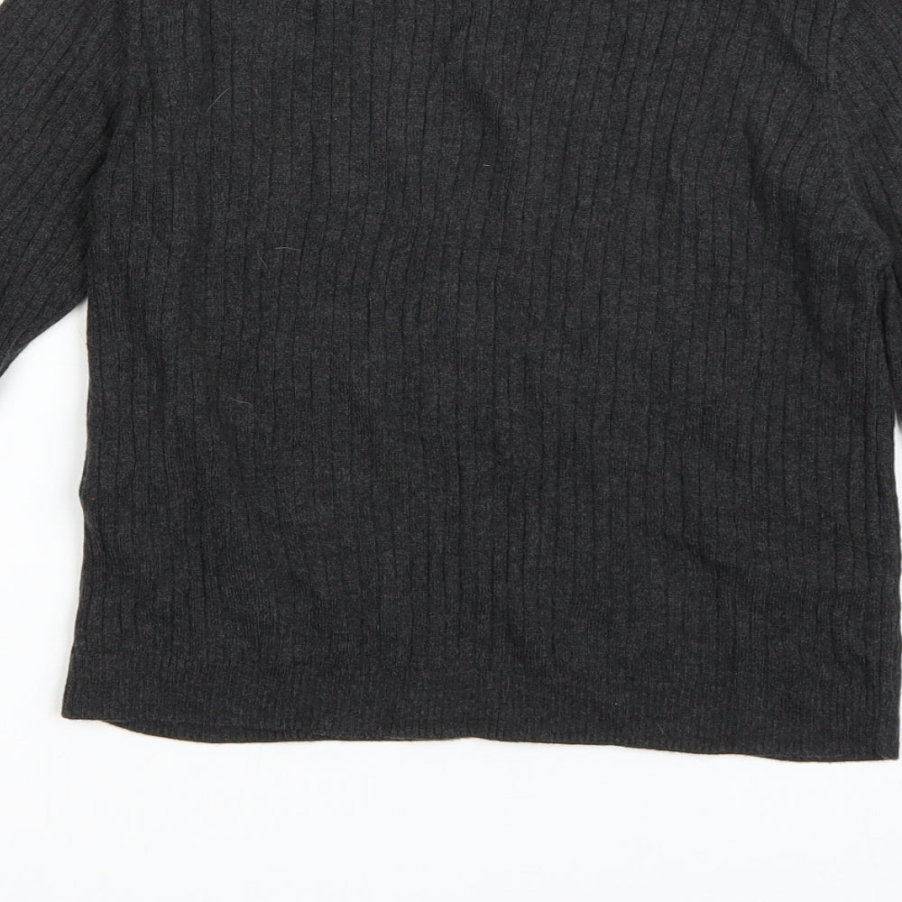 Topshop Womens Grey   Pullover Jumper Size 14