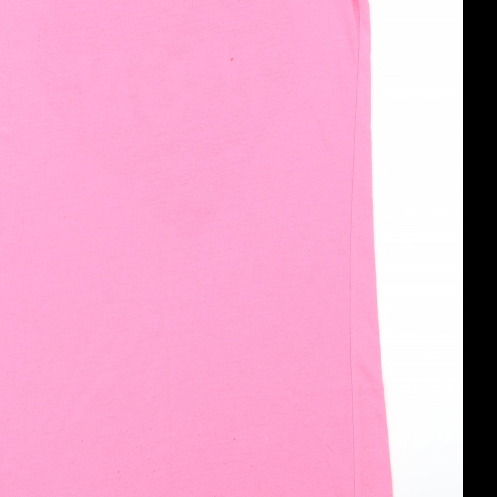 Primark Girls Pink   Basic T-Shirt Size 11-12 Years  - style icon