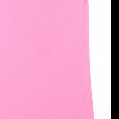 Primark Girls Pink   Basic T-Shirt Size 11-12 Years  - style icon