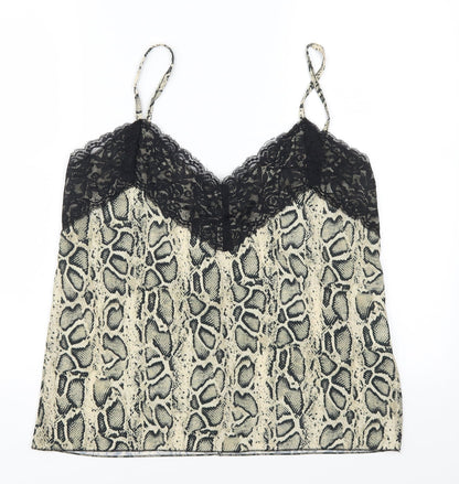 Made in Italy Womens Brown   Basic Tank Size 14