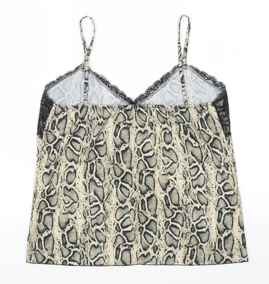 Made in Italy Womens Brown   Basic Tank Size 14