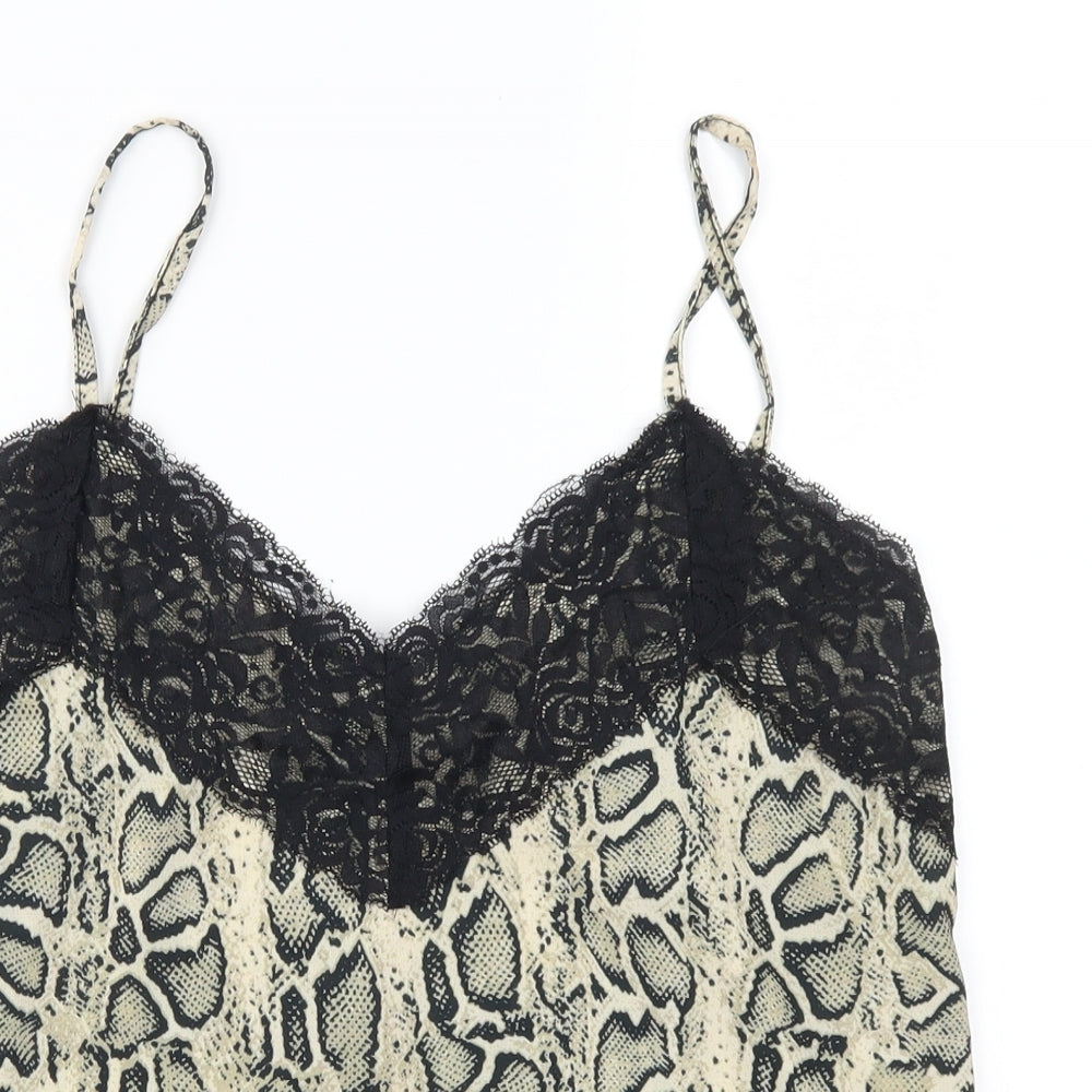 Made in Italy Womens Brown   Basic Tank Size 14