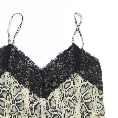 Made in Italy Womens Brown   Basic Tank Size 14