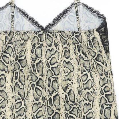 Made in Italy Womens Brown   Basic Tank Size 14