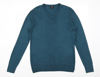 F&F Mens Blue   Pullover Jumper Size L