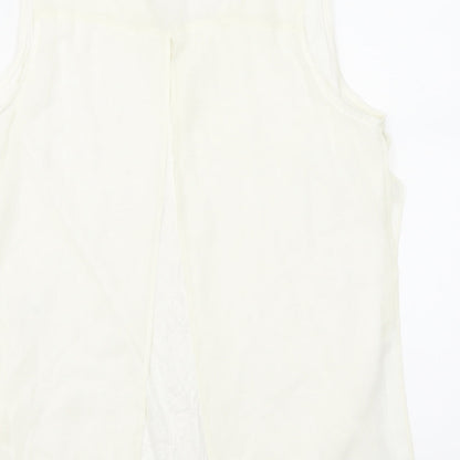 tu  Womens Ivory   Basic Blouse Size 12