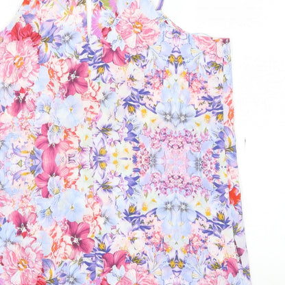 Womens UK Size 10 Dorothy Perkins Purple Basic Blouse