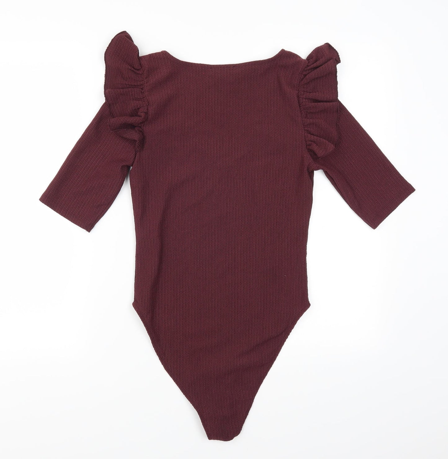 New Look Womens Red   Bodysuit One-Piece Size 10