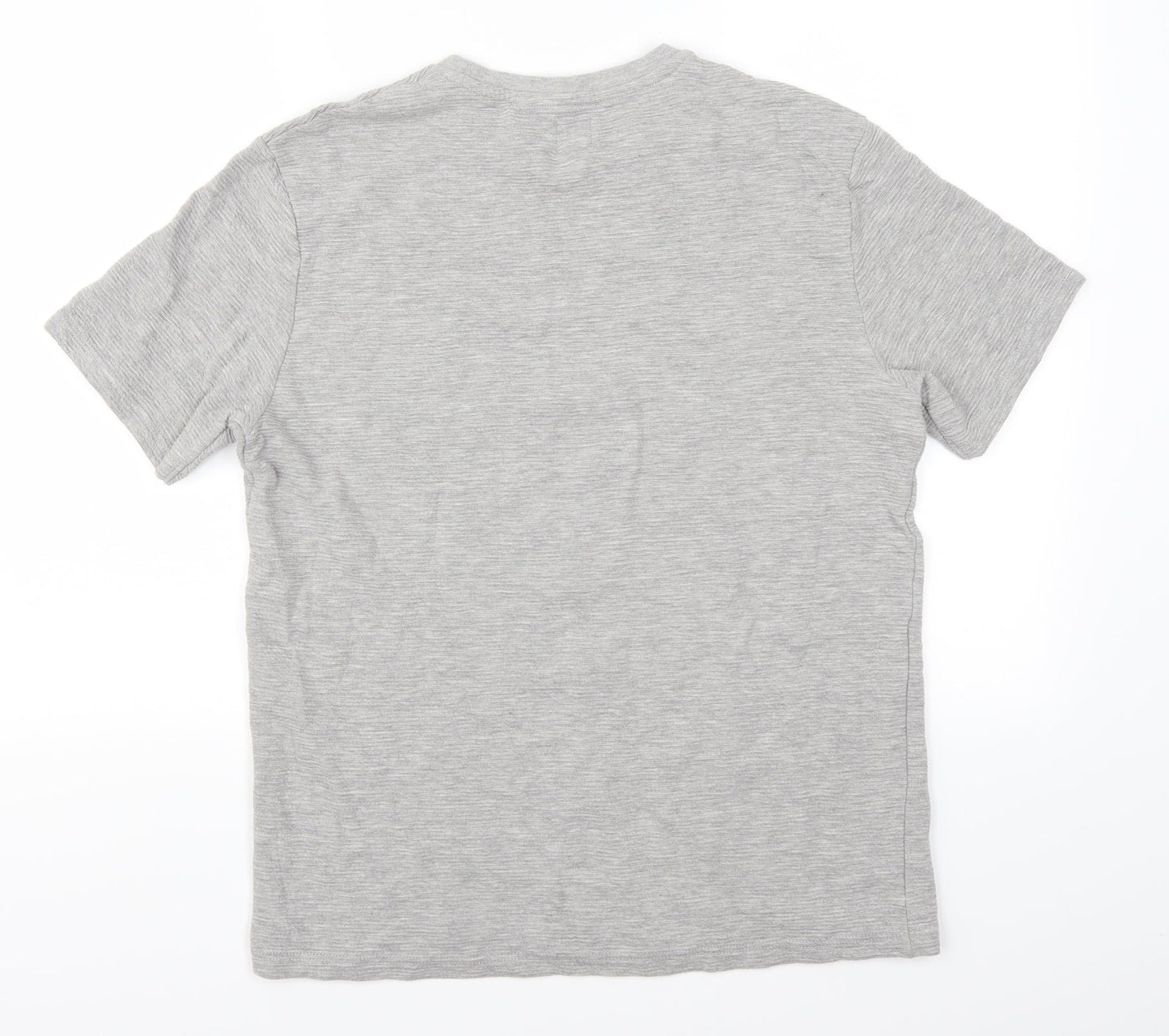 Womens UK Size M River Island Grey Basic T-Shirt