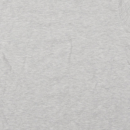 Womens UK Size M River Island Grey Basic T-Shirt