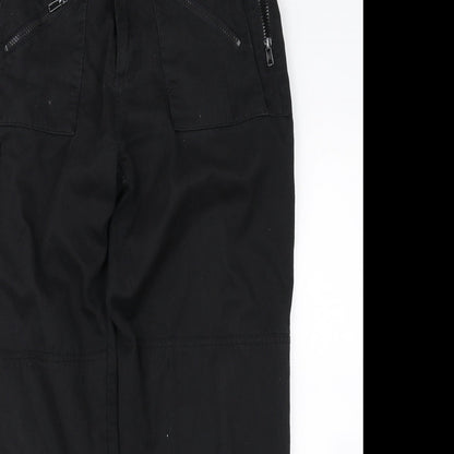 Preworn Mens Black   Trousers  Size M L28 in