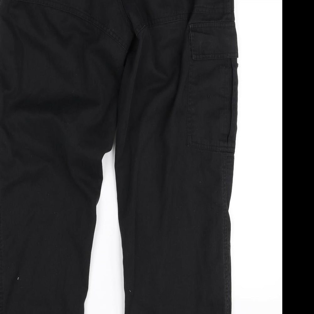 Preworn Mens Black   Trousers  Size M L28 in
