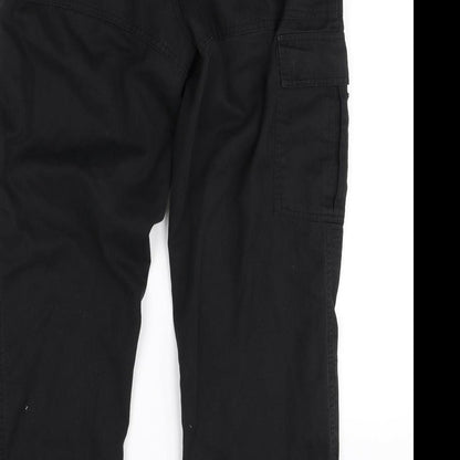 Preworn Mens Black   Trousers  Size M L28 in