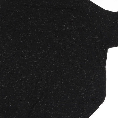 Womens UK Size 12 New Look Black Basic T-Shirt