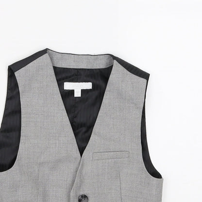 Occasion Boys Grey   Gilet Blazer Size 3 Years