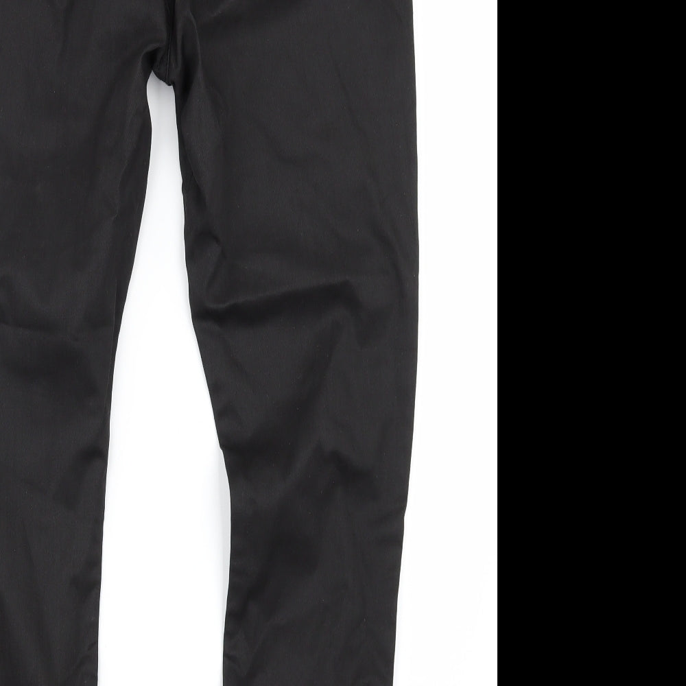 Womens UK Size 34 in Preworn Regular Fit Straight Black Jeans