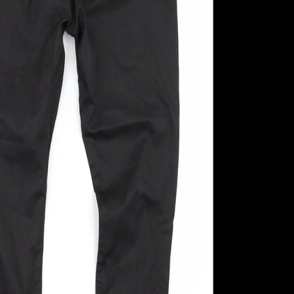 Womens UK Size 34 in Preworn Regular Fit Straight Black Jeans