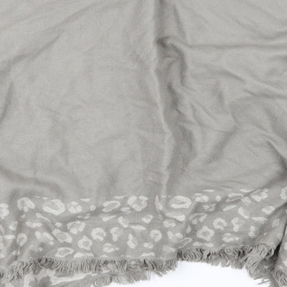 By Very Womens Grey Animal Print  Overcoat Poncho One Size
